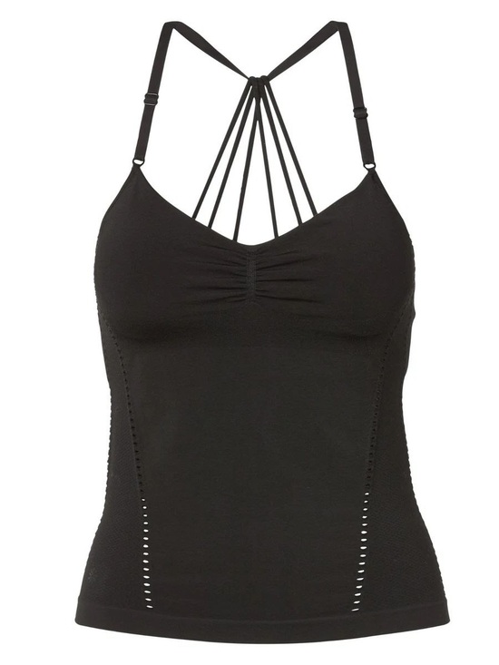 Athleta Tops - Athleta Black Seamless Strappy Tank Top Size S
